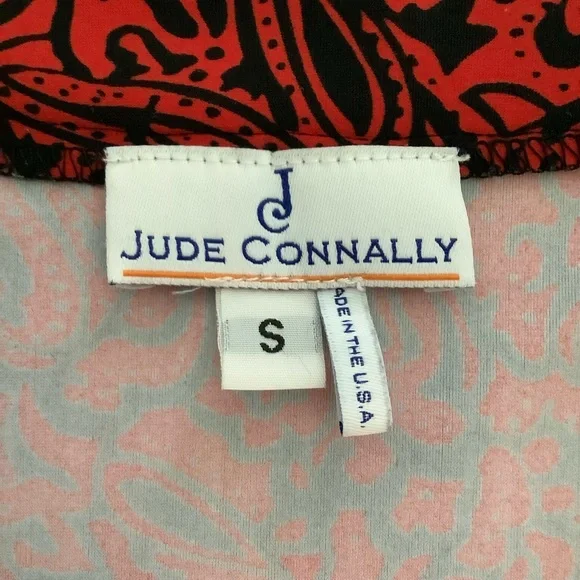 Jude Connally Red and Black Patterned Dress - Picture 2 of 6